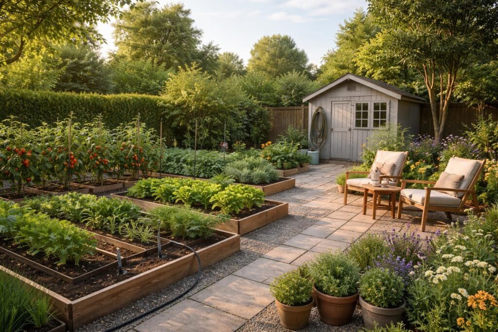 découvrez des idées pratiques pour aménager un jardin fonctionnel et agréable dans votre maison secondaire, alliant simplicité et entretien facile.