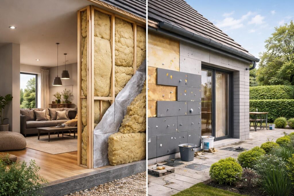 découvrez comment choisir entre l'isolation intérieure et extérieure pour améliorer le confort thermique de votre habitation tout en optimisant votre budget.