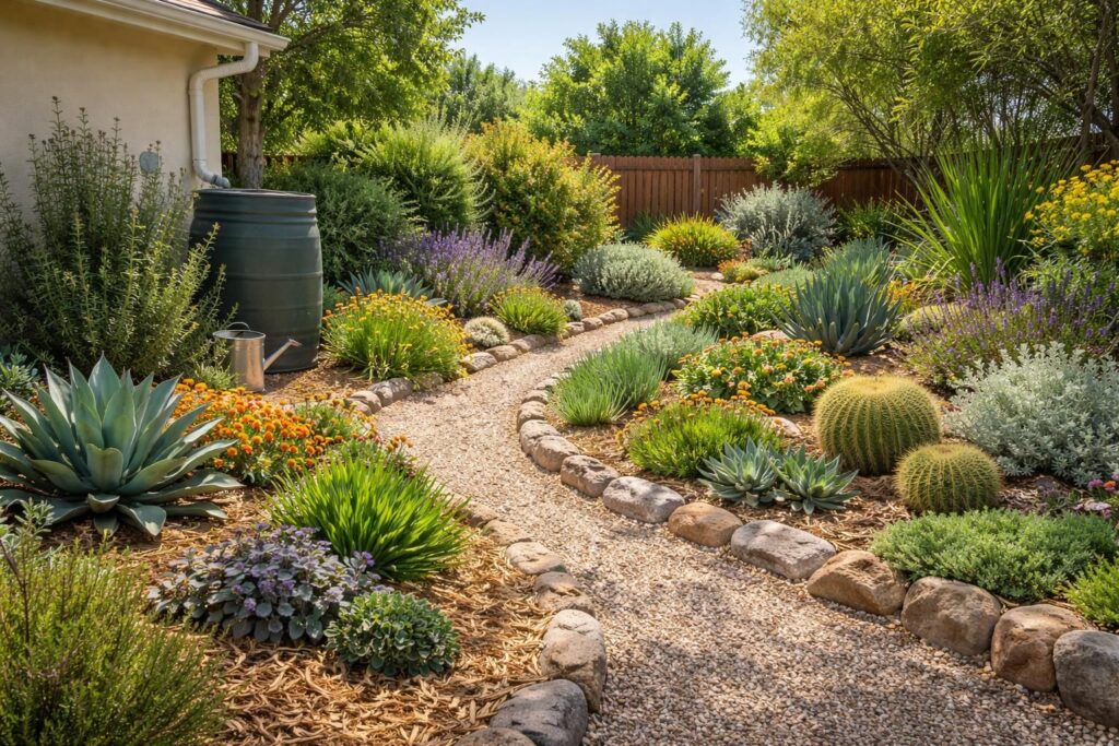 découvrez des solutions efficaces pour créer un jardin sans arrosage et économiser l'eau tout en conservant un espace vert luxuriant.