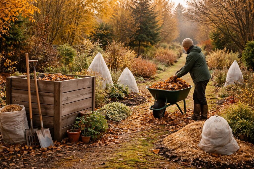 découvrez nos conseils pratiques pour bien préparer votre jardin avant l'hiver et protéger vos plantes du froid.