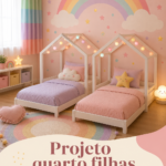 Chambre d'enfants aménagée avec couleurs douces et mobilier adapté