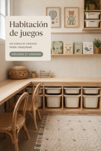 Chambre de jeux colorée et accueillante pour enfants