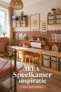 Chambre d'enfant colorée avec des meubles pratiques et des accessoires ludiques