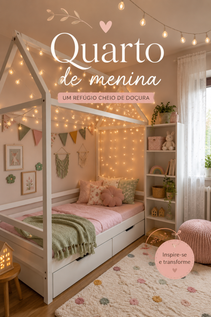 Chambre d'une petite fille décorée avec des couleurs douces et des accessoires ludiques
