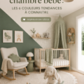 Chambre de bébé peinte dans des couleurs douces et apaisantes