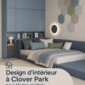 Design intérieur moderne d'un appartement élégant