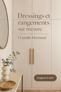 Dressing sur mesure élégant et pratique dans une chambre