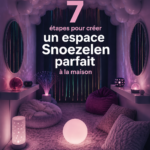 Un espace Snoezelen harmonieux avec des lumières douces et du mobilier confortable.