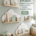 Bibliothèque charmante avec des couleurs vives et des livres pour enfants