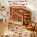 Chambre de bébé décorée avec des couleurs douces et des accessoires chaleureux