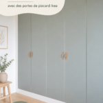 Un meuble de rangement Ikea élégant et pratique dans un intérieur chaleureux.