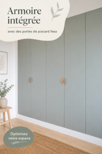 Un meuble de rangement Ikea élégant et pratique dans un intérieur chaleureux.