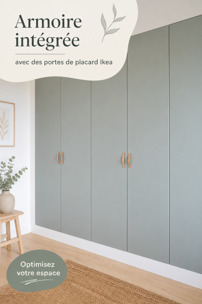 Un meuble de rangement Ikea élégant et pratique dans un intérieur chaleureux.