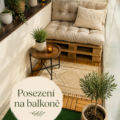 Un balcon aménagé avec des plantes vertes et un mobilier confortable, idéal pour se détendre.