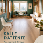 Exemple d'une salle d'attente accueillante et bien agencée