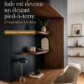 Transformation d'un appartement fade en élégant pied-à-terre d'inspiration Art déco.