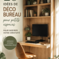 Un petit bureau bien décoré avec des plantes et des accessoires stylés