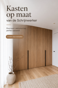 Armoire sur mesure en bois avec un design élégant