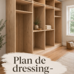 Modèle de dressing avec rangement optimisé, prêt à être téléchargé.