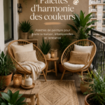 Une sélection de palettes de couleurs harmonieuses pour la décoration intérieure.