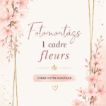Cadre floral suspendu avec des fleurs colorées pour décoration intérieure