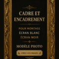 Mur décoré avec des cadres photo personnalisés correspondant au style intérieur