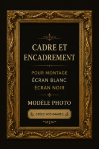 Mur décoré avec des cadres photo personnalisés correspondant au style intérieur