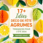 Une décoration estivale élégante inspirée des agrumes avec des éléments colorés.