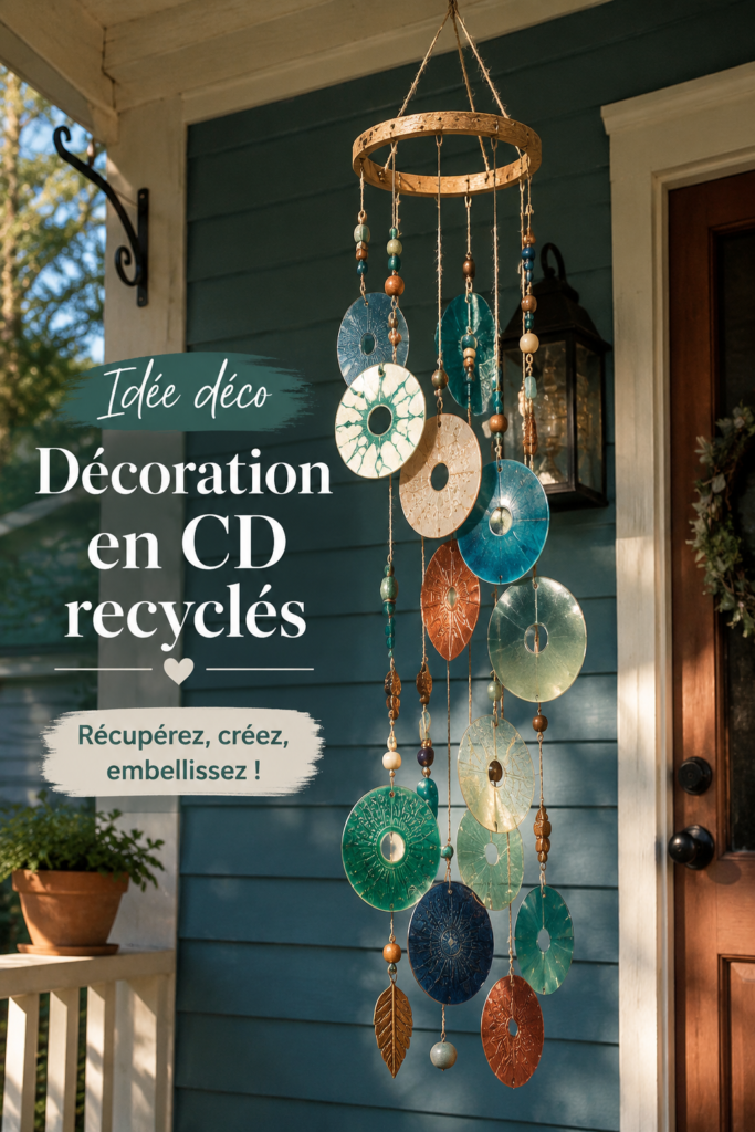 Décorations originales faites maison à partir de CD