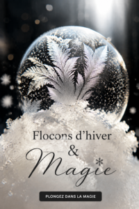 Ambiance chaleureuse d'hiver avec décorations inspirées des flocons de neige.