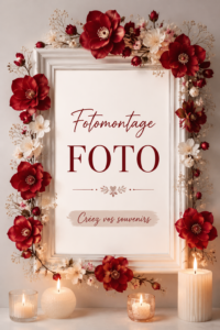 Un collage de photos de décoration intérieure réalisées avec des outils de montage photo créatifs.