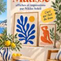 Affiche colorée inspirée de Matisse dans un salon moderne