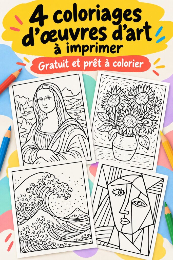 Coloriages d'art imprimables qui inspirent la créativité
