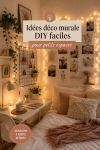 Idées de décoration murale chaleureuses pour une petite pièce