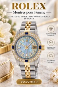 Une belle montre Rolex pour femme en or rose sur un fond élégant.