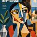 Portrait cubiste d'une femme, dans des couleurs vives et géométriques, apportant une touche moderne à la déco.