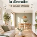 Pièce décorée avec des couleurs claires et des miroirs pour une impression d'espace