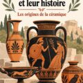 Un vase grec antique en terre cuite orné de motifs classiques, illustrant l'histoire de l'art grec.