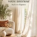 Un salon décoré avec des rideaux Bonsoirs, créant une ambiance chaleureuse