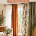Sélection de rideaux tendance dans un salon moderne