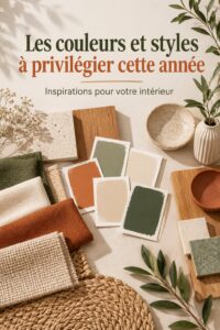 Tendances décoration intérieure 2026 avec des couleurs modernes et chaleureuses