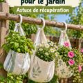 Des objets déco originaux fabriqués à partir de vieux draps recyclés.